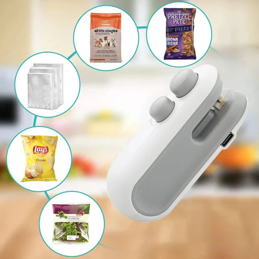 Mini Bag Sealer Portable Heat Seal Cutter 3