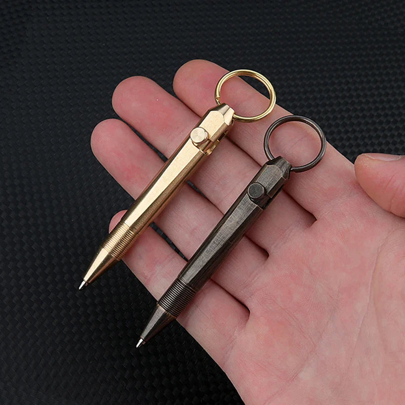 Compact Metal Pen Keychain - Tough Self Defense Accessory - Fesara