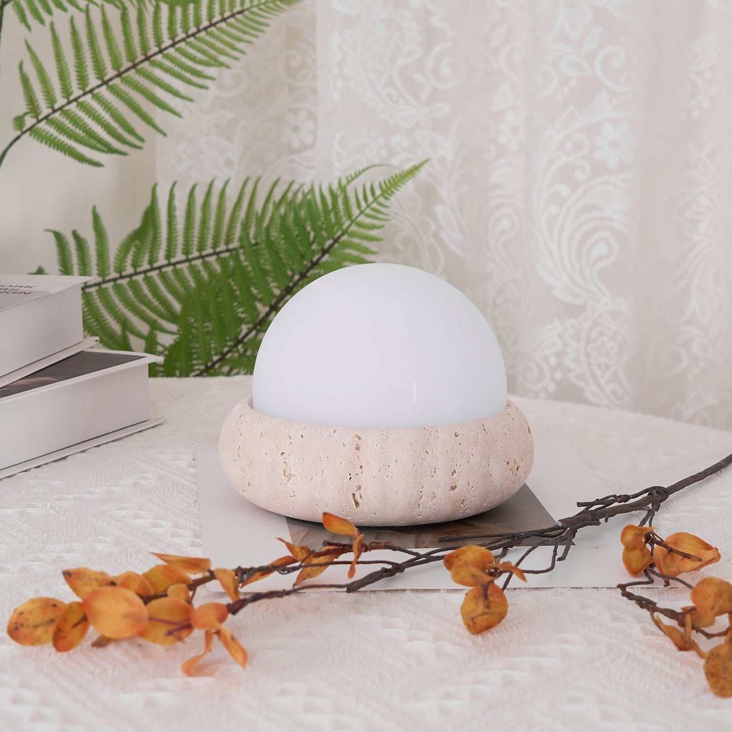 Natural Stone Accent Table Lamp