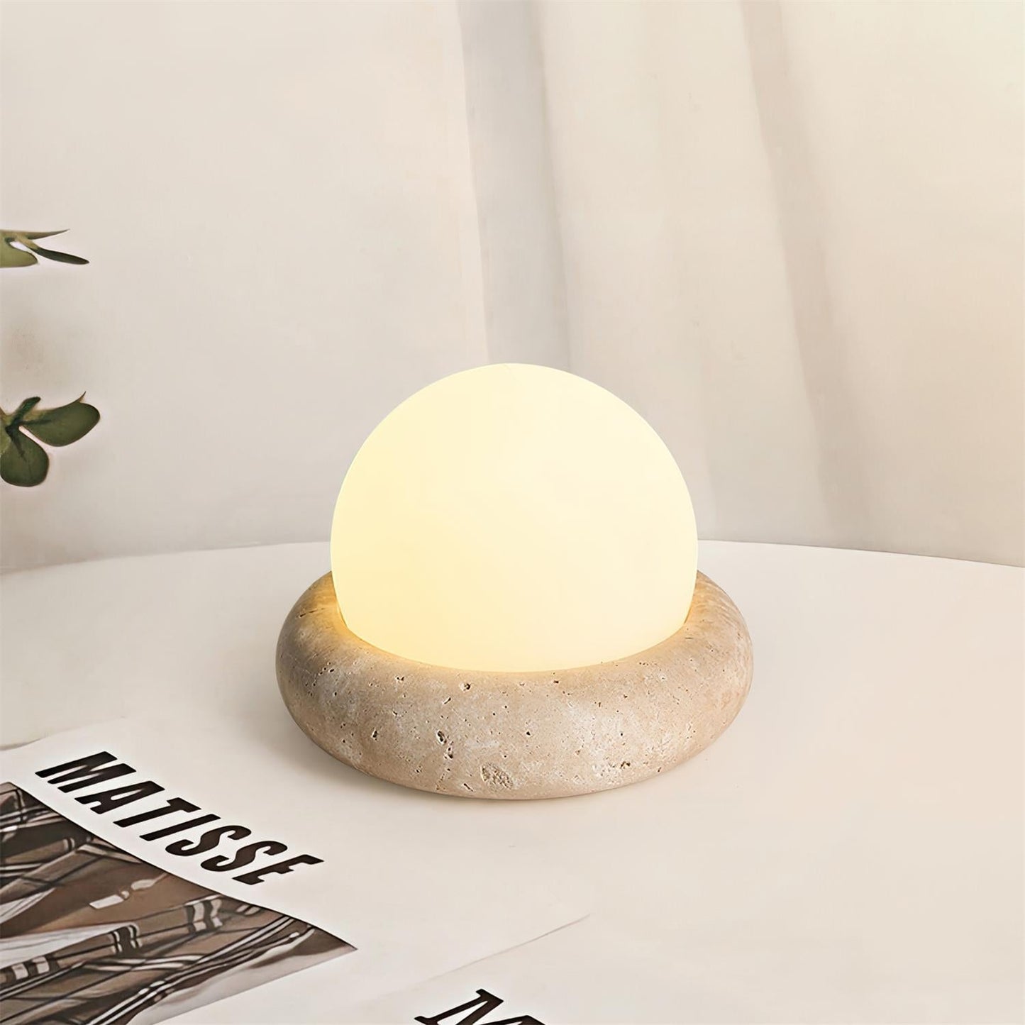 Natural Stone Accent Table Lamp
