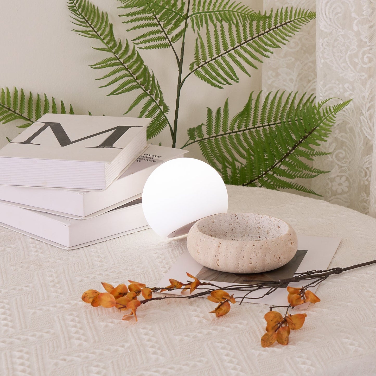 Natural Stone Accent Table Lamp