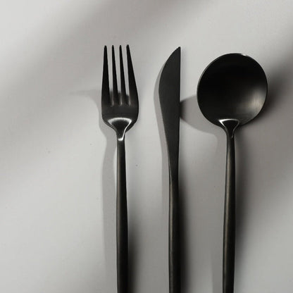 Simple 20-Piece Stainless Steel Flatware Set