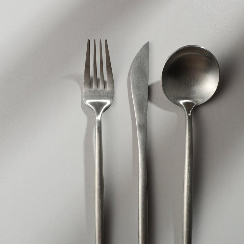 Premium Steel Cutlery Set in Chic Colors
