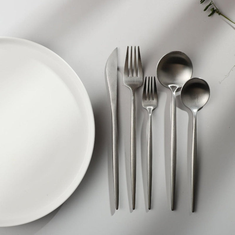 Modern Stainless Steel Flatware Simple Elegance