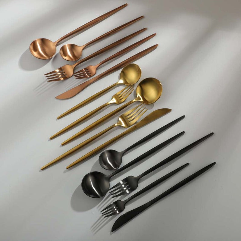 Modern Stainless Steel Flatware Simple Elegance
