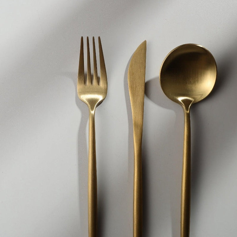 Premium Modern 20pc Cutlery Set Stainless Steel