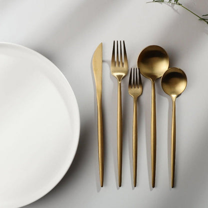 Modern Stainless Steel Flatware Simple Elegance