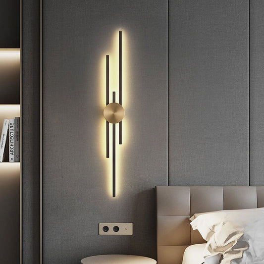 Luxury Gold LED Wall Lamp for Home Decor Lighting - Fesara