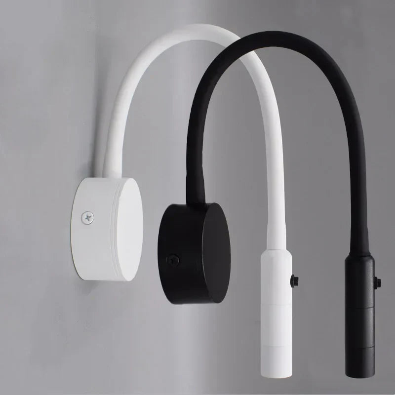 Slim LED Reading Light with Flexible Arm - Fesara