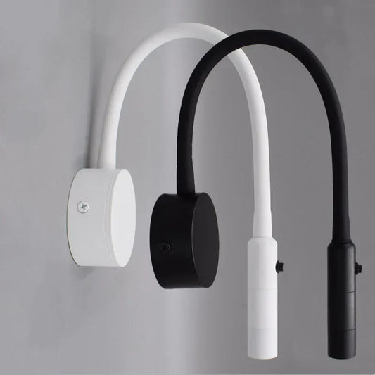 Slim LED Reading Light with Flexible Arm - Fesara