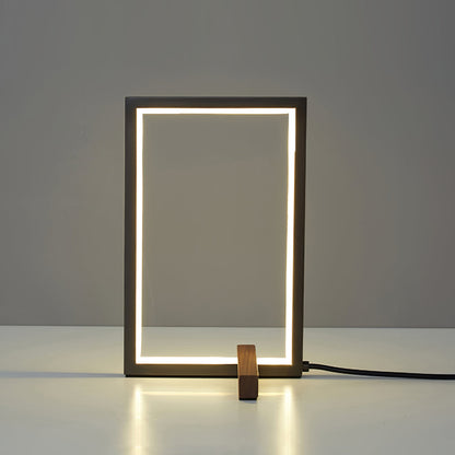 Natural Wooden Desk Lamp
