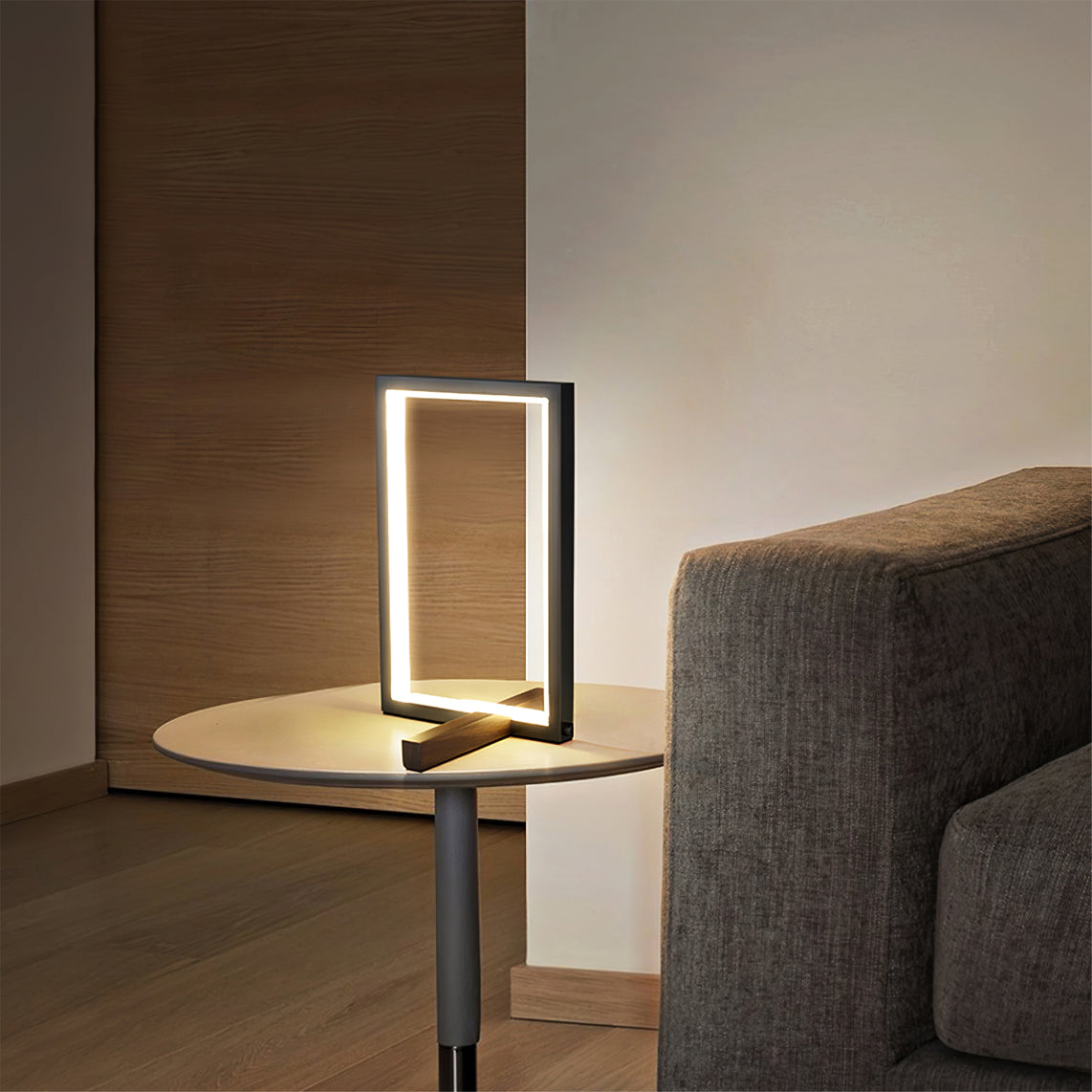 Natural Wooden Desk Lamp