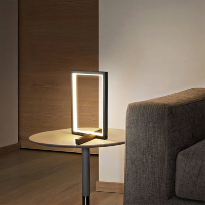 Natural Wooden Desk Lamp