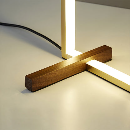 Natural Wooden Desk Lamp