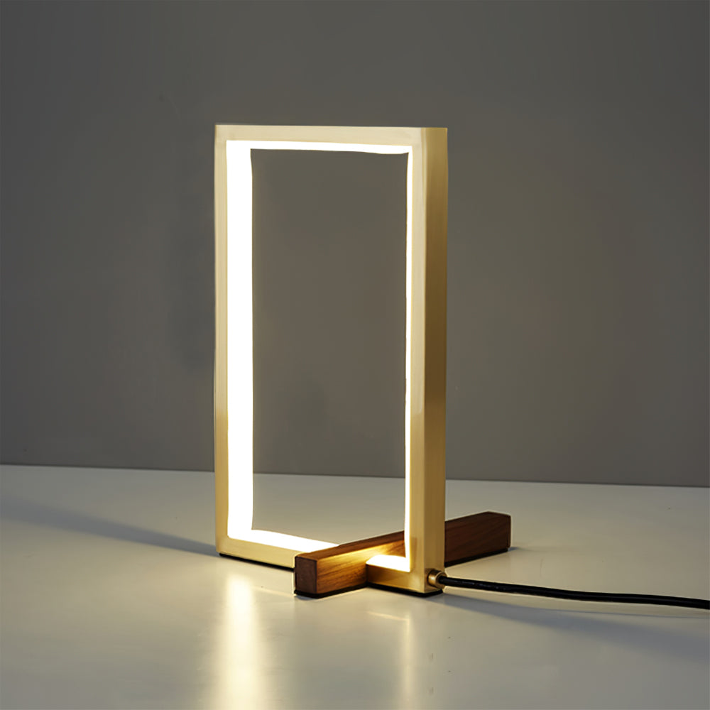 Natural Wooden Desk Lamp