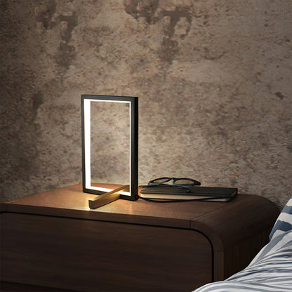 Natural Wooden Desk Lamp