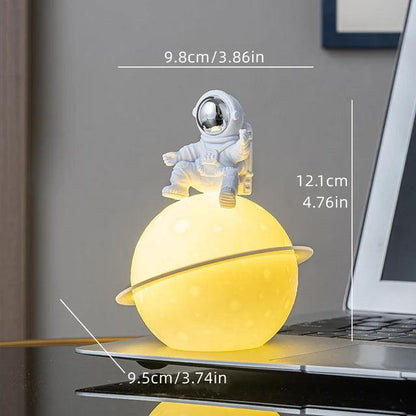 Glowing Space Astronaut Figurine with Night Light