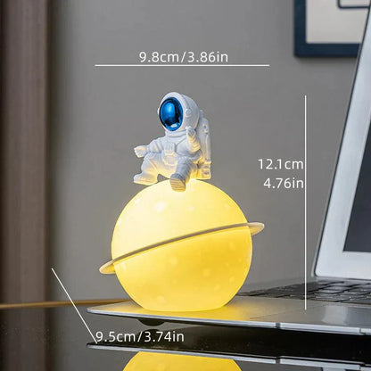 Glowing Space Astronaut Figurine with Night Light