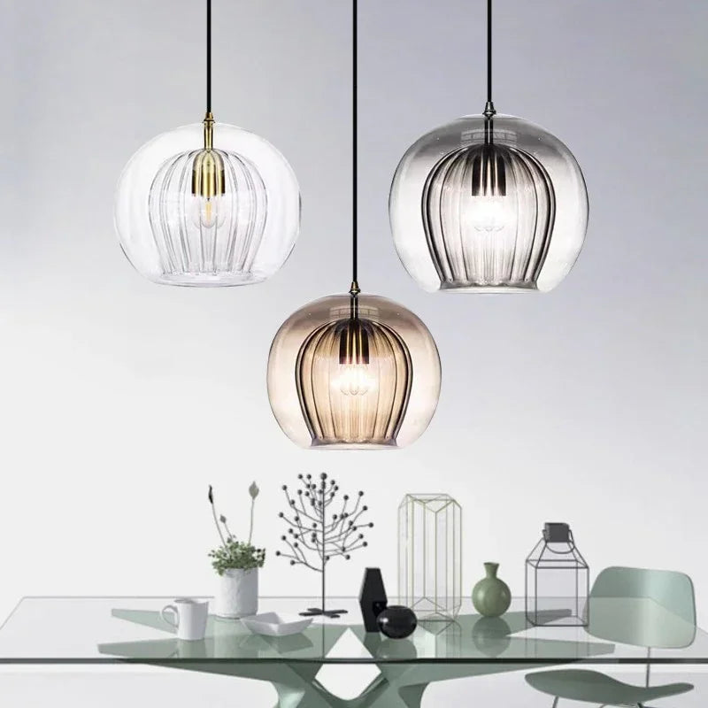 Luxurious Clear Glass Pendant Lighting