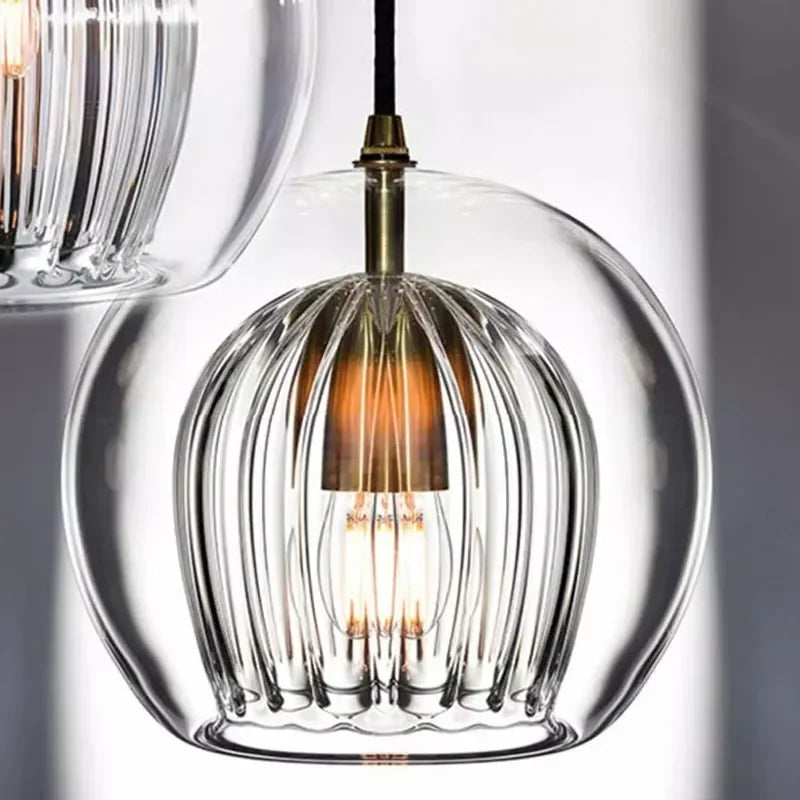 Luxurious Clear Glass Pendant Lighting