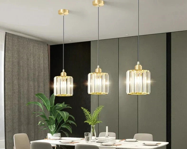 Premium Crystal Drop Pendant Lamp
