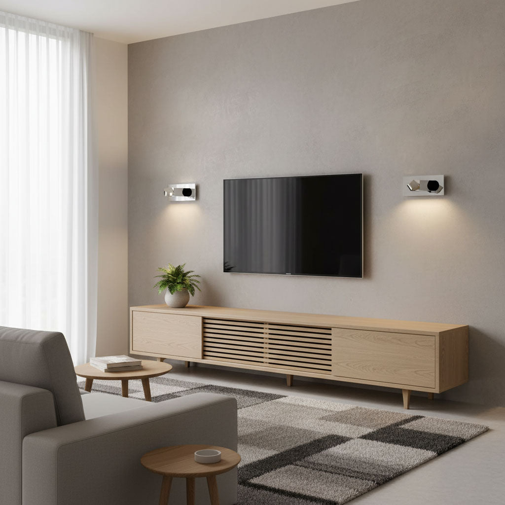 Slim Adjustable LED Wall Light Fixture