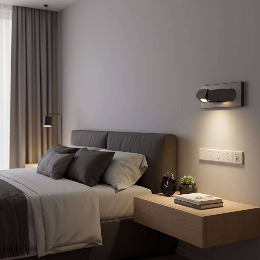 Slim Adjustable LED Wall Light Fixture