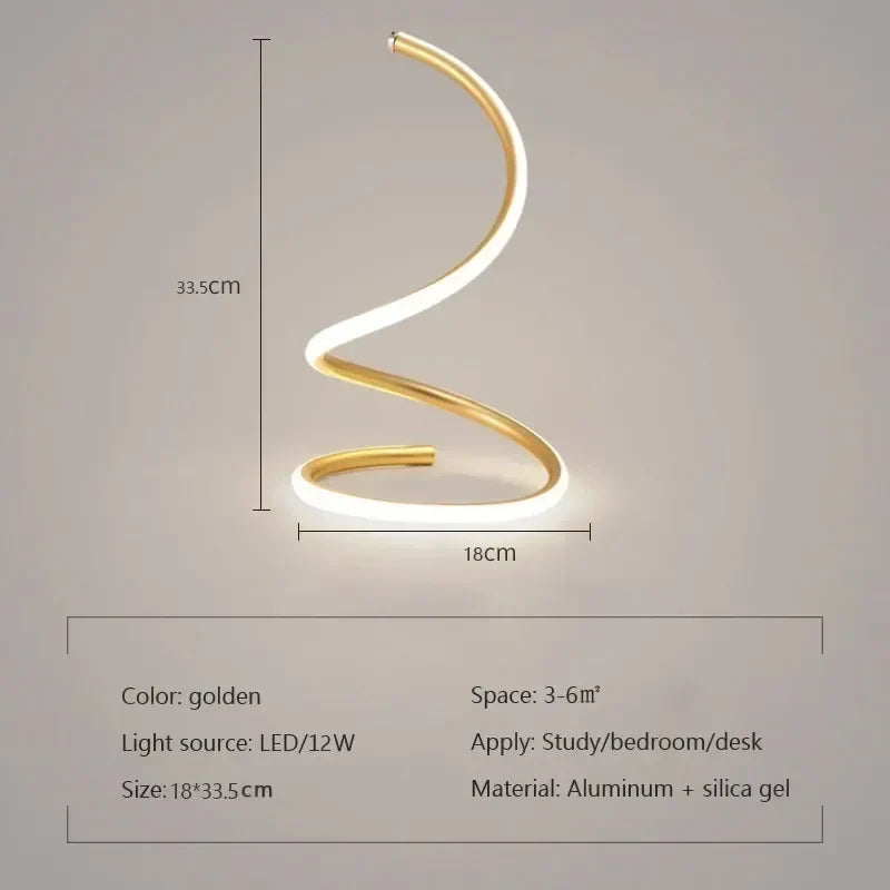 Slim LED Desk Lamp with Adjustable Arm