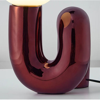 Beautiful Clear Glass Table Lamp