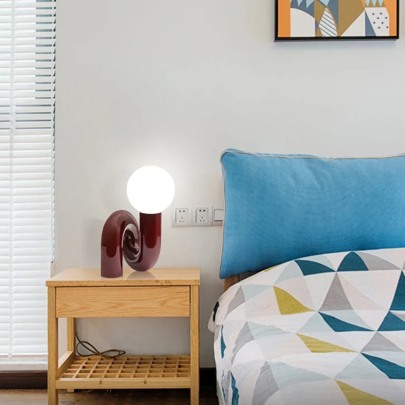 Beautiful Clear Glass Table Lamp