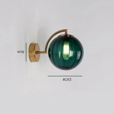 Modern Glass Wall Light with Soft LED Glow