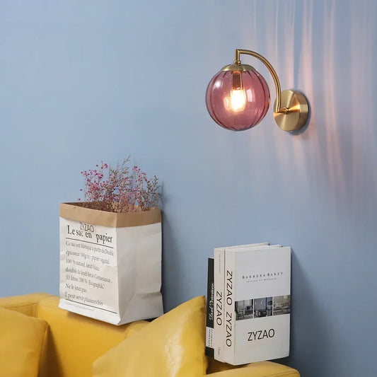 Elegant Glass Mounted Light - Fesara