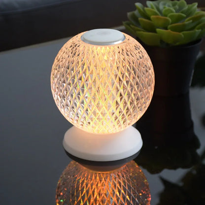 Elegant Glass Table Lamp – Cordless Modern Lighting