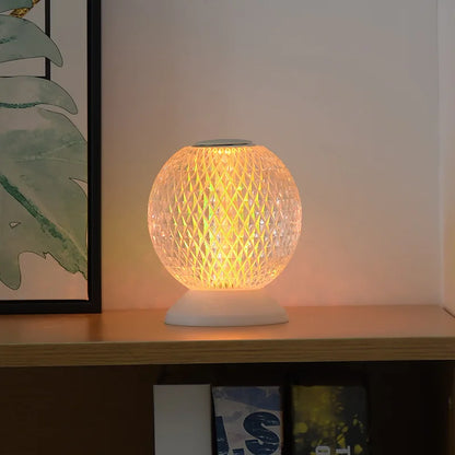 Elegant Glass Table Lamp – Cordless Modern Lighting