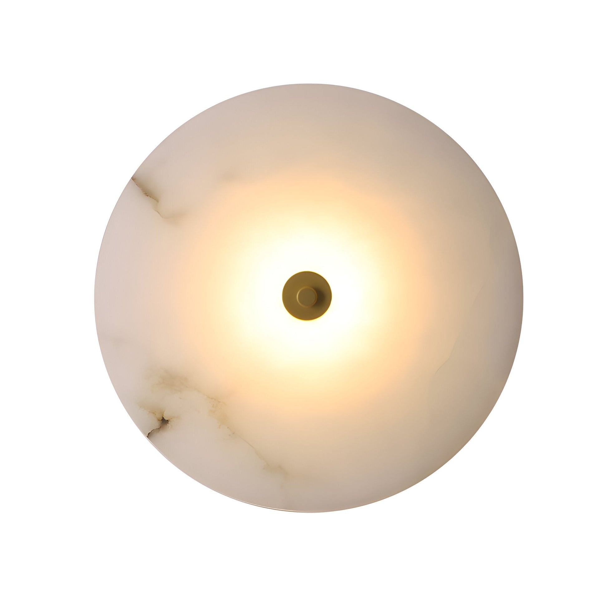 Elegant Stone Circular LED Wall Lamp - Fesara