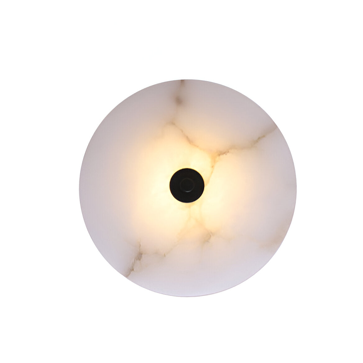 Elegant Stone Circular LED Wall Lamp