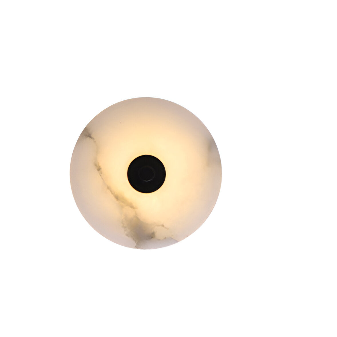 Elegant Stone Circular LED Wall Lamp