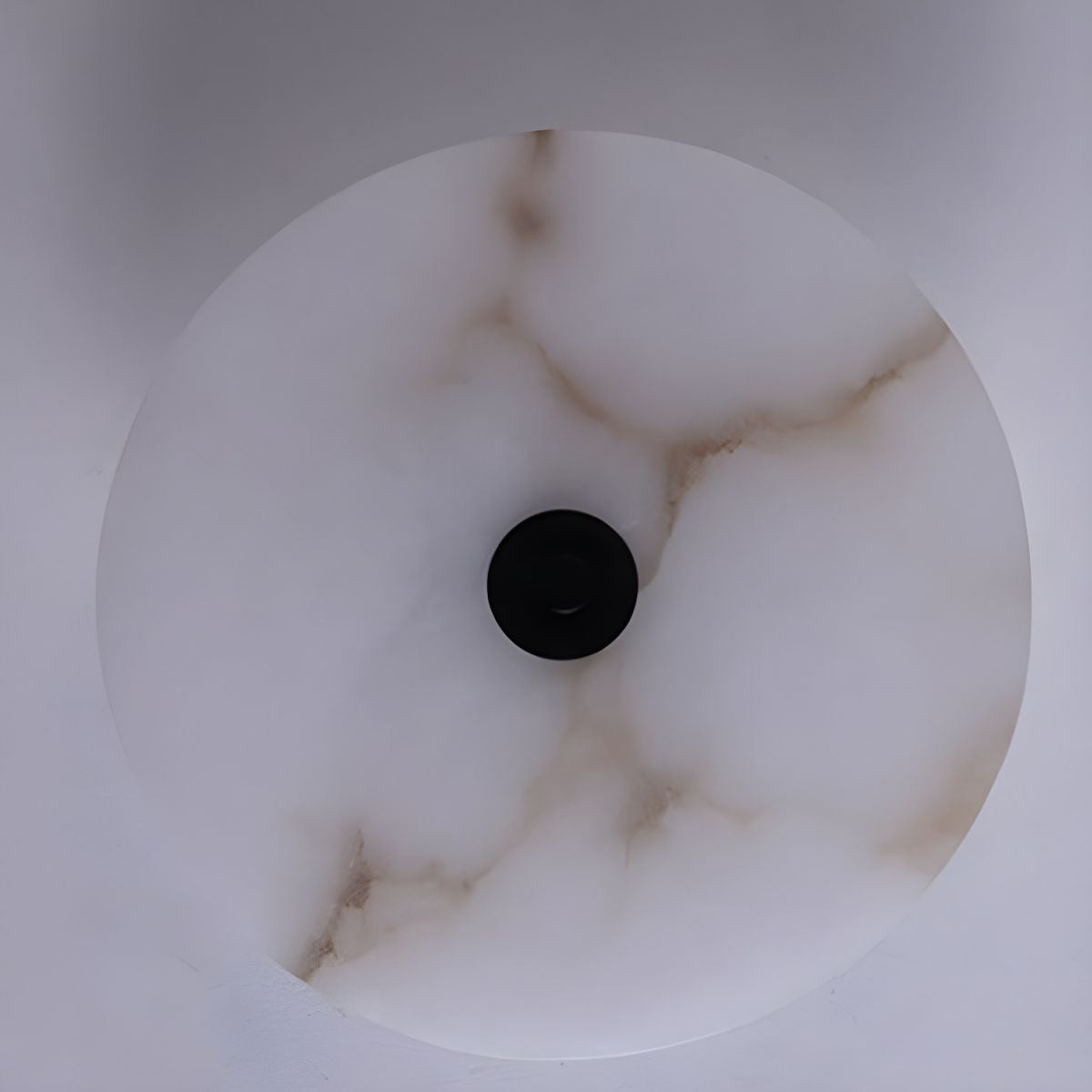 Elegant Stone Circular LED Wall Lamp