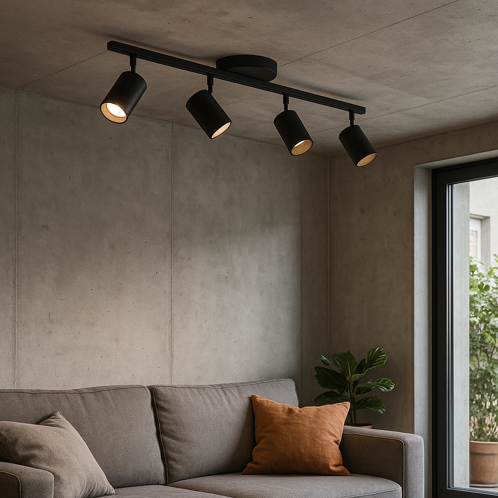 Modern 4-head ceiling lamp 3