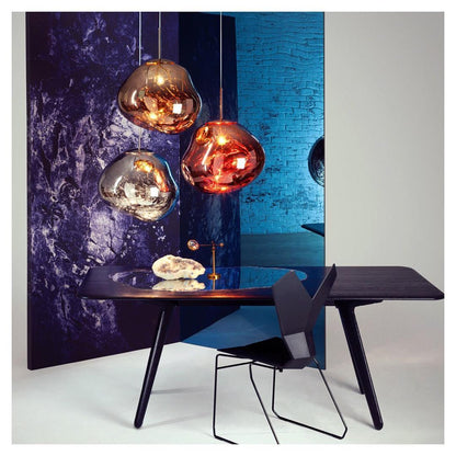 Stylish Round Glass Pendant Light Fixture
