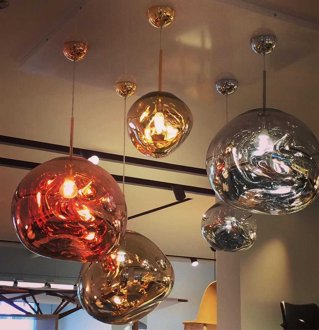 Stylish Round Glass Pendant Light Fixture