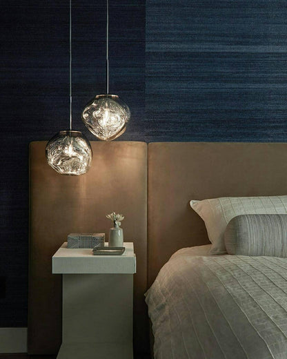 Stylish Round Glass Pendant Light Fixture