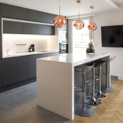 Stylish Round Glass Pendant Light Fixture