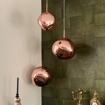 Stylish Round Glass Pendant Light Fixture