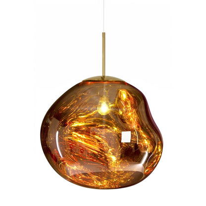 Stylish Round Glass Pendant Light Fixture