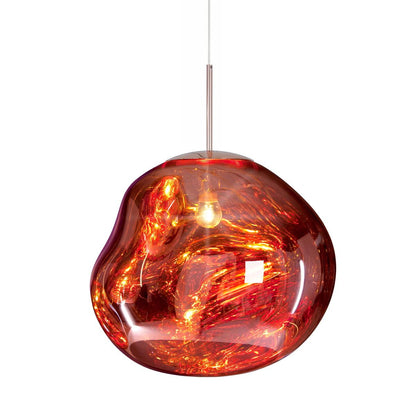 Stylish Round Glass Pendant Light Fixture