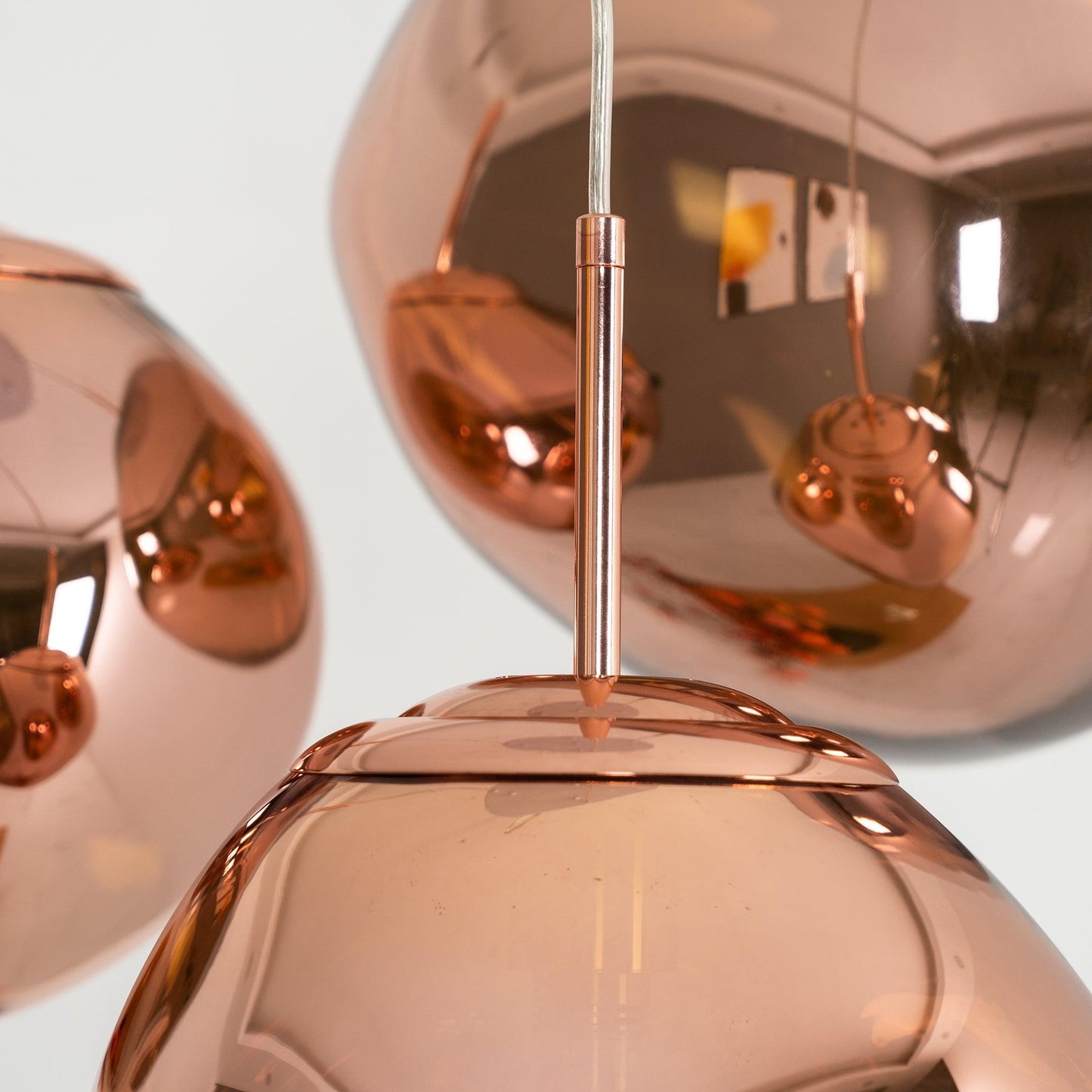 Stylish Round Glass Pendant Light Fixture