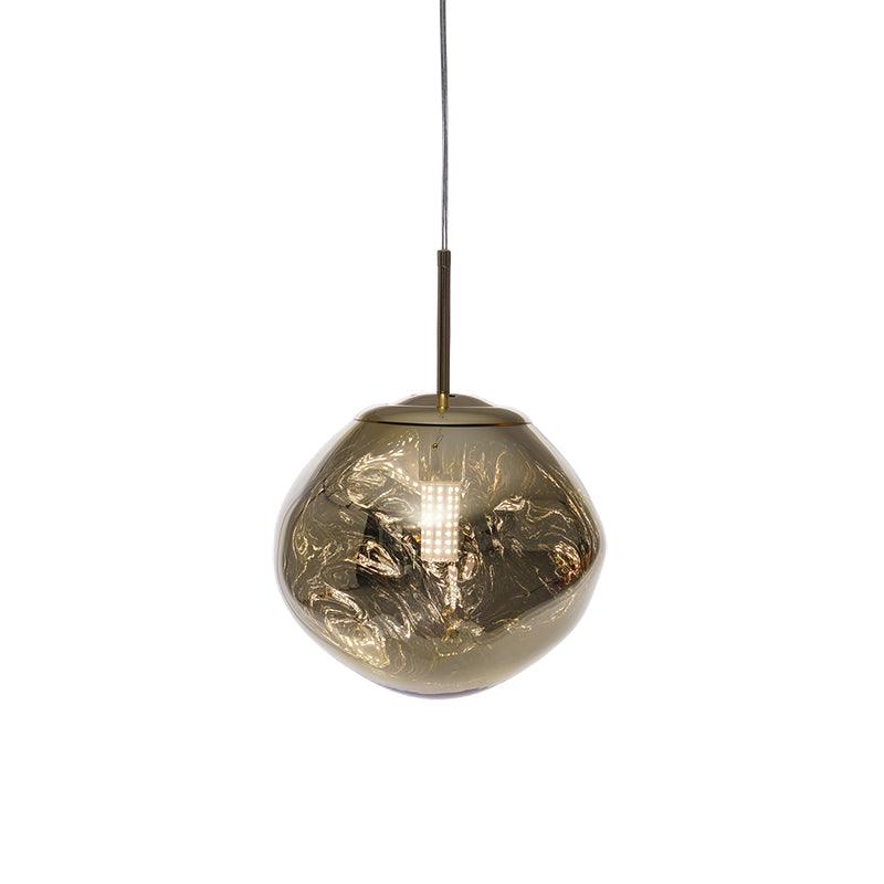 Stylish Round Glass Pendant Light Fixture