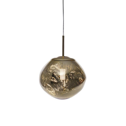 Stylish Round Glass Pendant Light Fixture