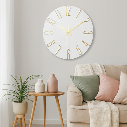 Quiet Slim Quartz Wall Clock